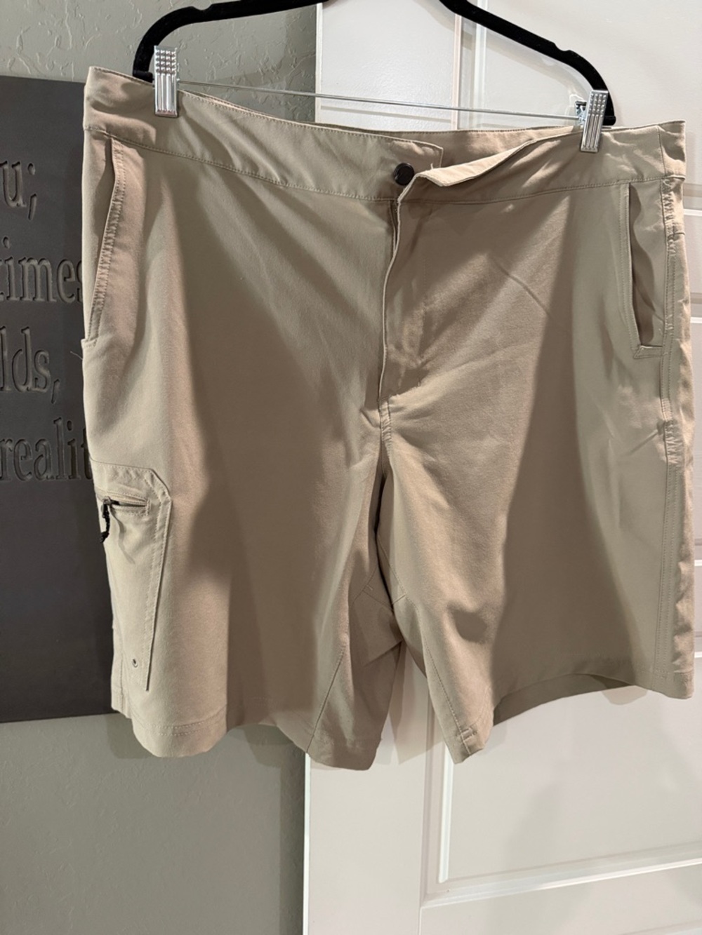 Magellan Outdoors Tan Cargo Performance Shorts